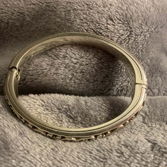 Sacred Cross Hinged Bangle - , - Picture 5 of 5